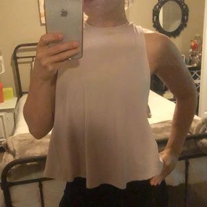Lululemon lilac pleated muscle tank